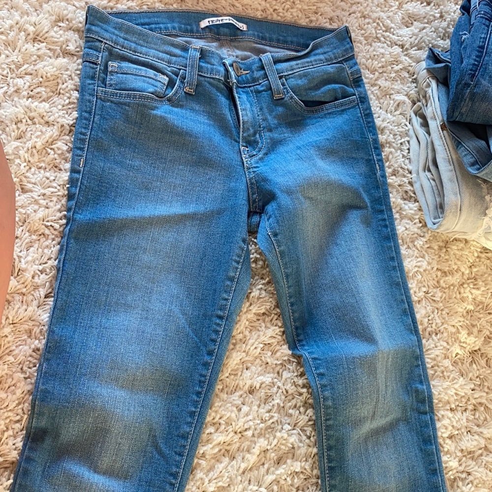 Skinny denim jeans